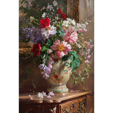 Flowers in a Vase Canvas
